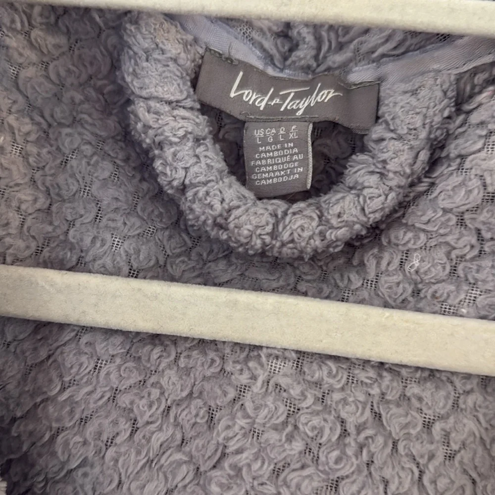 Lord & Taylor Textured Robe - Picture 2 of 5
